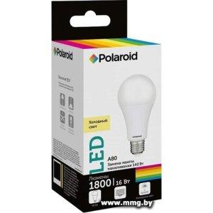 Лампа светодиодная Polaroid A80 E27 16 Вт 4000 К (1шт)