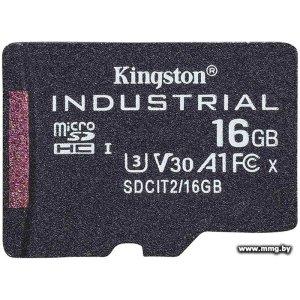 Купить Kingston 16GB Industrial SDCIT2/16GBSP в Минске, доставка по Беларуси