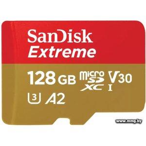 Купить SanDisk Extreme SDSQXAA-128G-GN6GN microSDXC 128GB в Минске, доставка по Беларуси