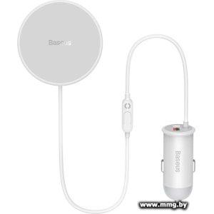 Купить Автозарядка Baseus SUCX040002 CW01 Magnetic Wireless (белый) в Минске, доставка по Беларуси