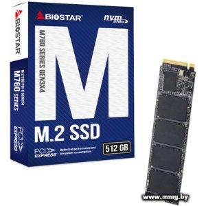 Купить SSD 512GB BIOSTAR M760 M760­-512GB в Минске, доставка по Беларуси