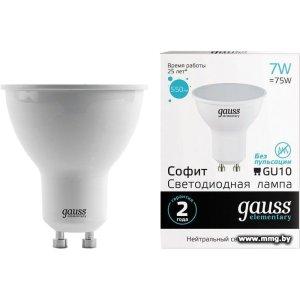 Купить Лампа светодиодная Gauss LED MR16 GU10 7 Вт 4100 К 13627 в Минске, доставка по Беларуси