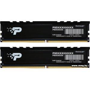 Купить 64GB (2x32GB) PC5-38400 Patriot PSP564G4800KH1 в Минске, доставка по Беларуси