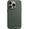 Чехол Apple MagSafe FineWoven Case для iPhone 15 Pro (зелены