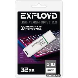 Купить 32GB Exployd 670 (белый) EX-32GB-670-White в Минске, доставка по Беларуси