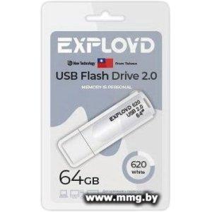 64GB Exployd 620 (белый) EX-64GB-620-White