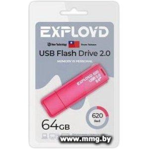 64GB Exployd 620 (красный) EX-64GB-620-Red