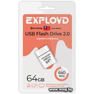 64GB Exployd 640 (белый) EX-64GB-640-White