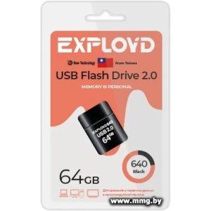 64GB Exployd 640 (черный) EX-64GB-640-Black