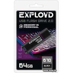 64GB Exployd 670 (чёрный) EX-64GB-670-Black