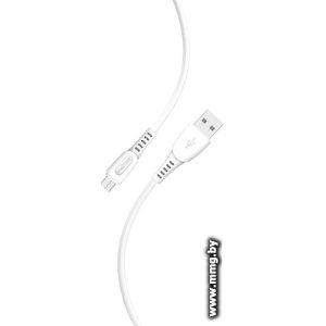 Кабель SmartBuy iK-12-S40w USB Type-A -microUSB (1 м, белый)