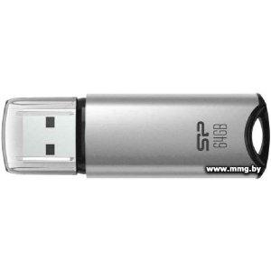 64GB Silicon-Power Marvel M02 (серебристый) SP064GBUF3M02V1S