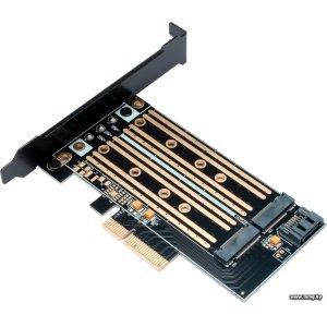 Контроллер Gembird MF-PCIE-NVME-SATA