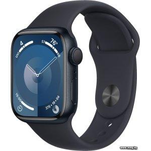 Apple Watch Series 9 41 мм (полуночный, ремешок S/M)