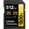 Lexar 512GB SDXC Professional 1800X LSD1800512G-BNNNG