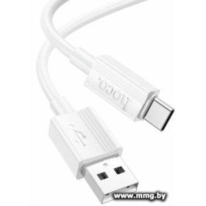 Кабель Hoco X107 USB Type-A - USB Type-C (1 м, белый)