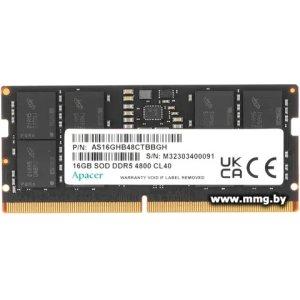 SODIMM-DDR5 16GB PC5-38400 Apacer AS16GHB48CTBBGH