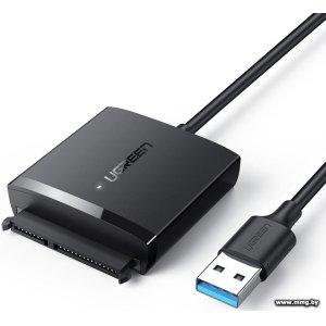 Адаптер Ugreen CM257 60561 USB Type-A/SATA (черный)