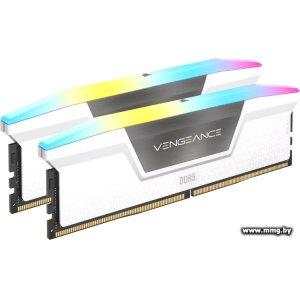 Купить 32Gb (2x16Gb) PC5-51200 Corsair CMH32GX5M2B6400C36W в Минске, доставка по Беларуси