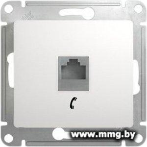 Купить Розетка Schneider Electric Glossa GSL000181T (белый) в Минске, доставка по Беларуси