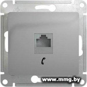 Купить Розетка Schneider Electric Glossa GSL000381T (алюминий) в Минске, доставка по Беларуси