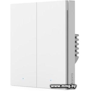 Aqara Smart Wall Switch H1 двухклавишный c нейтралью (белый)