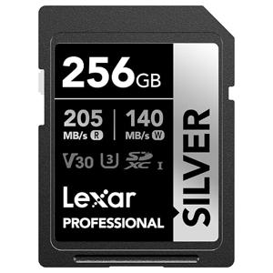 Lexar 256GB Professional SILVER SDXC LSDSILV256G-BNNNG