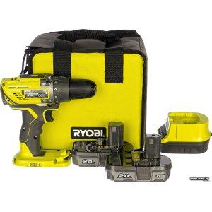 Купить Ryobi R18DD3-220S 5133003348 (с 2-мя АКБ 2 Ah, сумка) в Минске, доставка по Беларуси