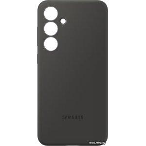 Чехол Samsung Silicone Case Galaxy S24 FE (черный)