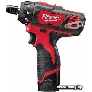 Milwaukee M12 BD-202C 4933441900 (с 2-мя АКБ, кейс)