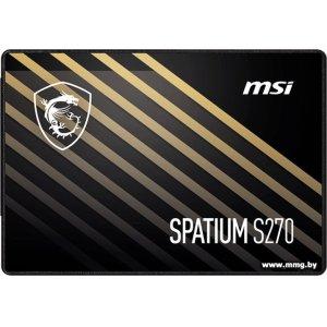 SSD 480GB MSI Spatium S270 S78-440E350-P83