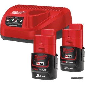 Milwaukee M12 M12NRG-202 4933459209 (2 x 12В/2 Ач + 12В)