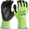 Перчатки хозяйственные Milwaukee Hi-Vis Cut level 2/B 9/L 49