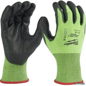 Перчатки хозяйственные Milwaukee Hi-Vis Cut level 5/E 11/XXL