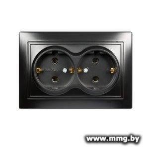 Розетка SmartBuy Венера SBE-01b-16-S2-Z-c