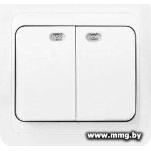 Купить Выключатель SmartBuy Марс SBE-02w-10-SW2-1 в Минске, доставка по Беларуси