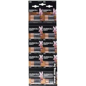 Купить Батарейка DURACELL Simply AA LR6 20 шт. в Минске, доставка по Беларуси