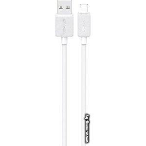 Кабель Usams US-SJ689 USB Type-A - Lightning (1 м, белый)