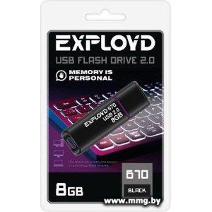 8GB Exployd 670 (черный)