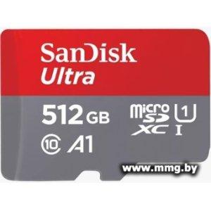 Купить SanDisk 512GB microSDXC Ultra Plus SDSQUBL-512G-GN6MA в Минске, доставка по Беларуси