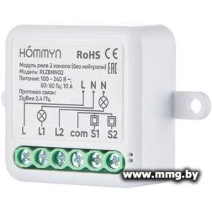 Купить Реле Hommyn zigbee 2 канала RLZBNN02 (без нейтрали) в Минске, доставка по Беларуси