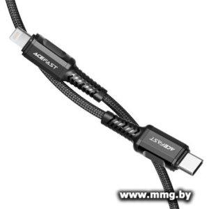 Кабель Acefast C1-01 USB Type-C - Lightning (1.2 м, черный)