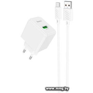 Зарядное устройство Hoco CS12A + microUSB (белый)