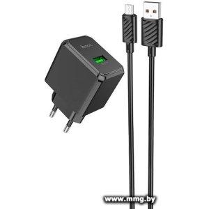 Купить Зарядное устройство Hoco CS12A + microUSB (черный) в Минске, доставка по Беларуси