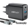 Док-станция AceFast A17 GaN PD65W EU (черный)