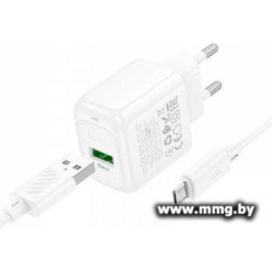 Зарядное устройство Hoco CS52A microUSB (белый)