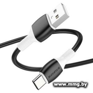 Кабель Borofone BX84 USB Type-A - Type-C (1 м, черный)