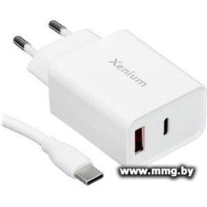 Зарядное устройство Xenium X252 Type-C (белый)