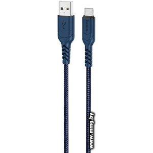 Кабель Hoco X59 Victory USB Type-A - USB Type-C (1 м, синий)