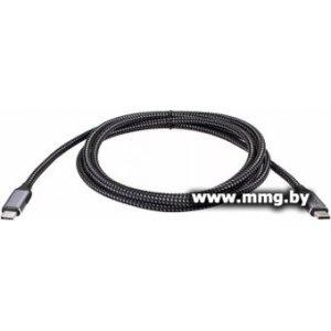 Кабель VCOM CU420M-1M USB 3.2 Gen2 Type-C - USB 3.2 Gen1 Type-C (1 м, черный)